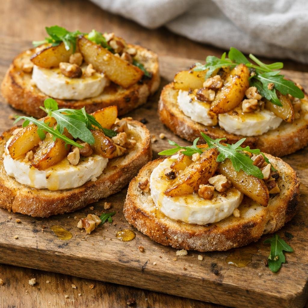 crostini chèvre chaud