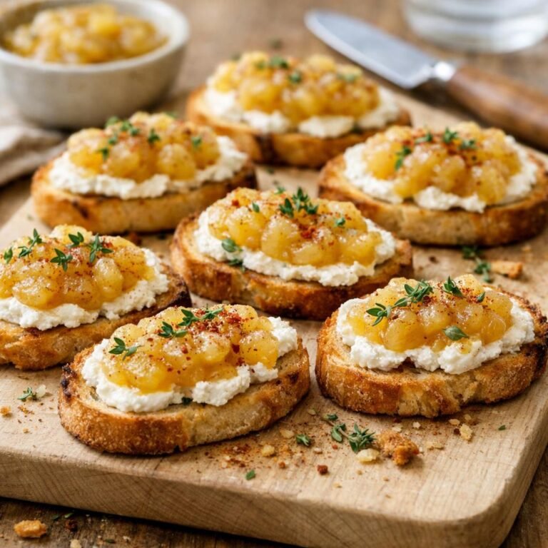crostini chèvre frais