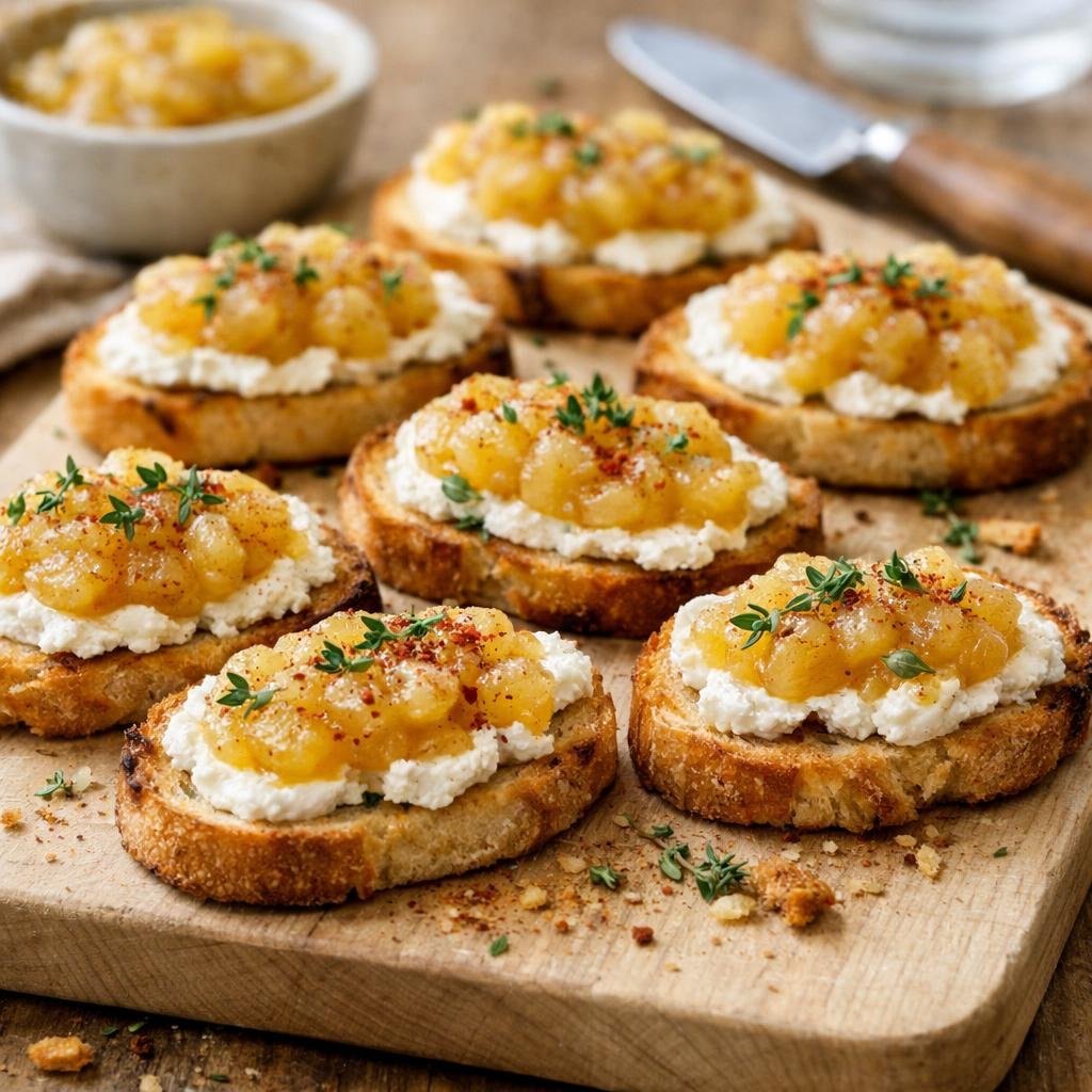 crostini chèvre frais