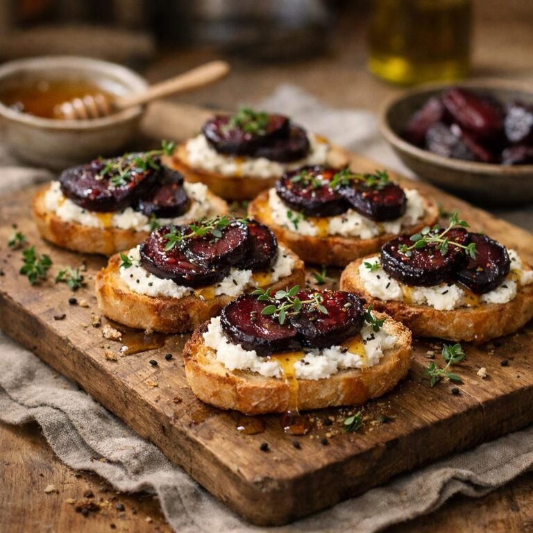 Crostini betterave nigelle