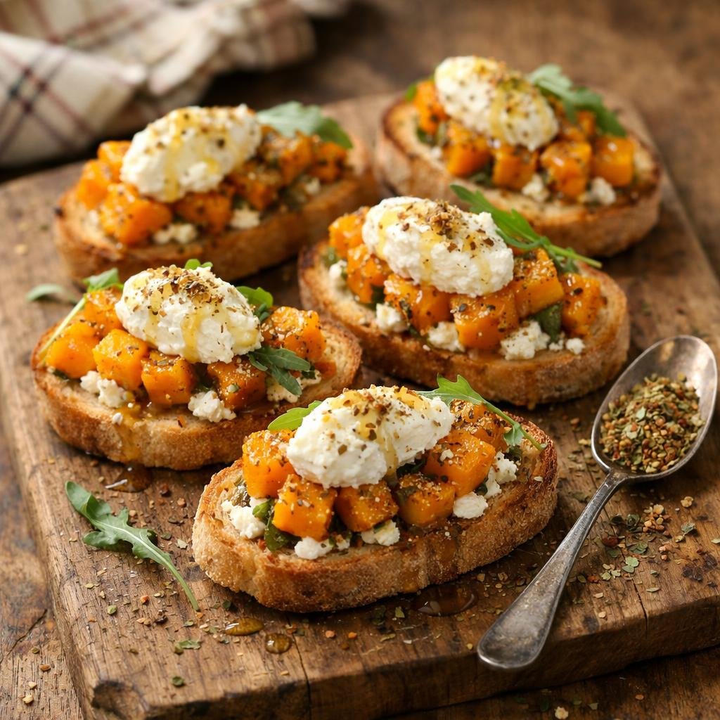 Crostini de butternut