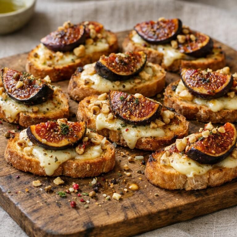 crostini figues rôties