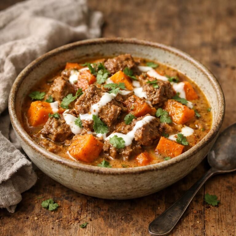 curry d'agneau potimarron