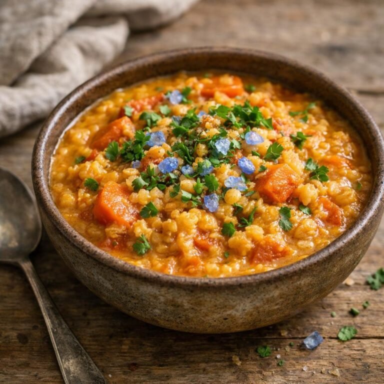 Curry de lentilles corail