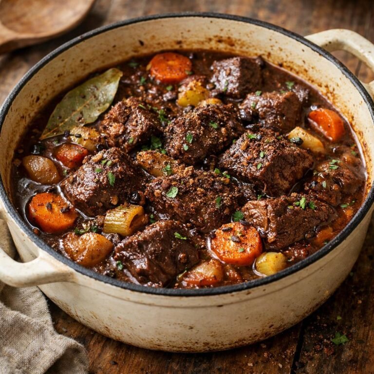 daube de bœuf rustique