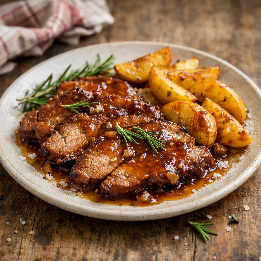 Échine de porc à l'érable
