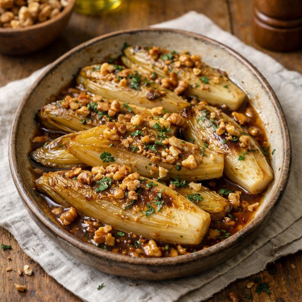 Endives braisées au miel