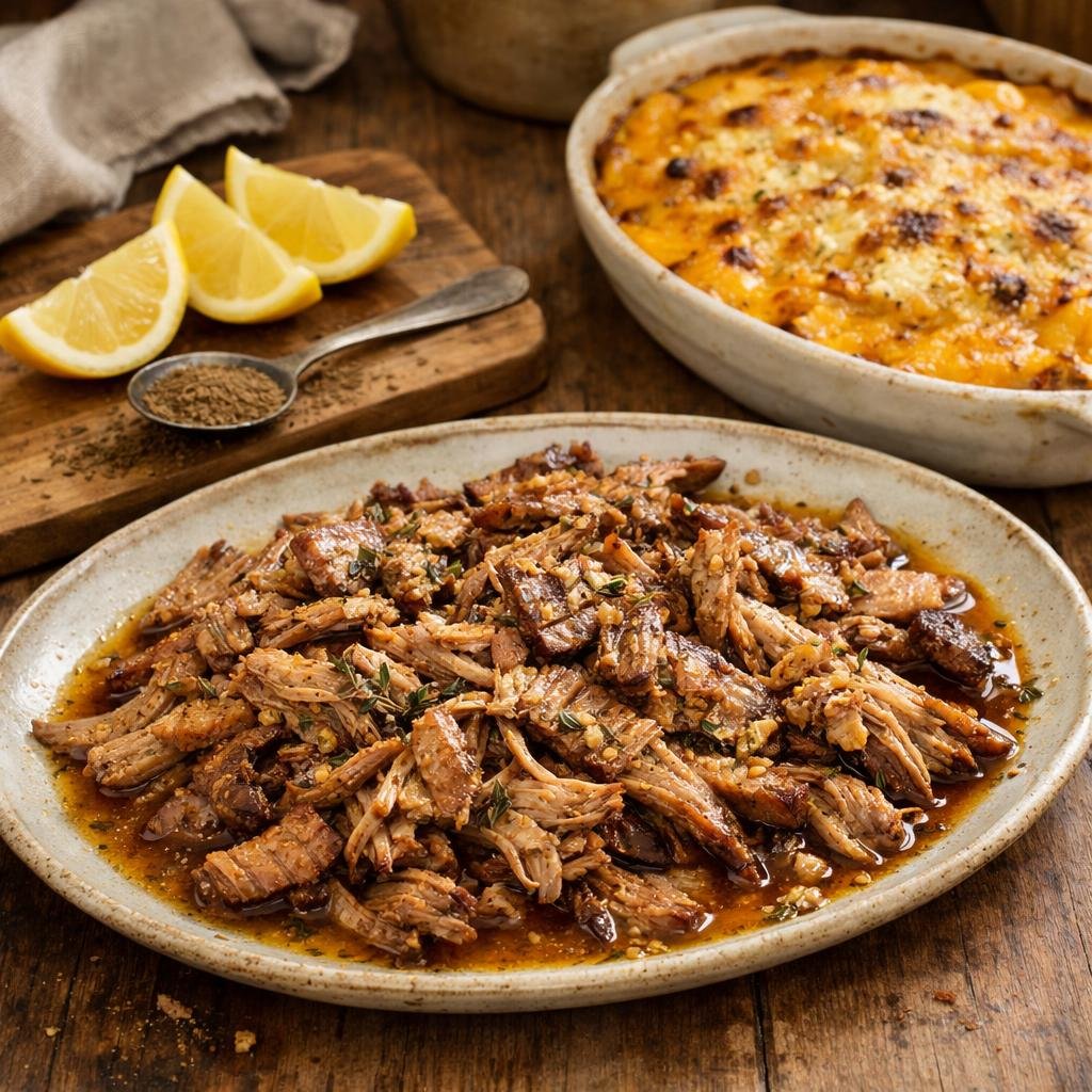 Épaule d'agneau au carvi