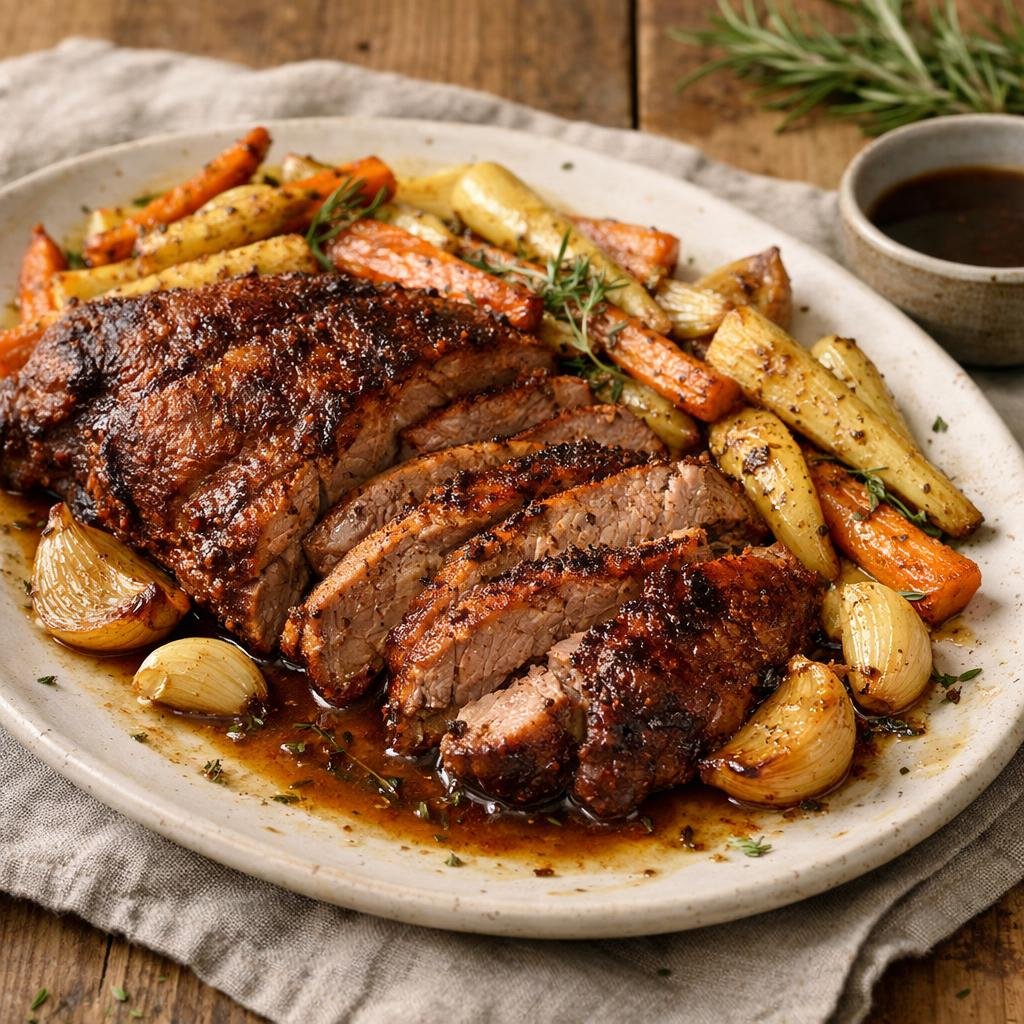 épaule d'agneau confite