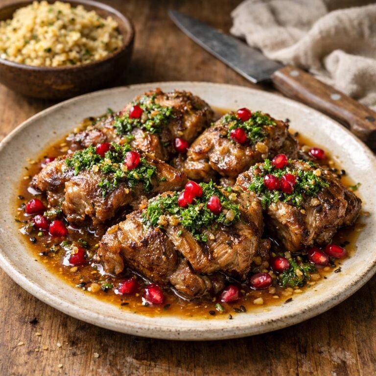 épaule d'agneau cumin noir