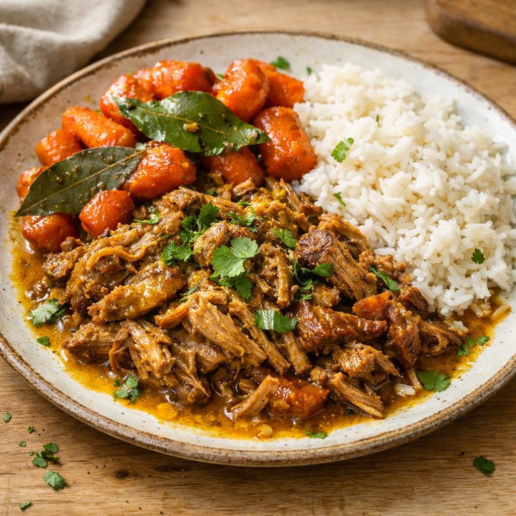 épaule d’agneau au curry