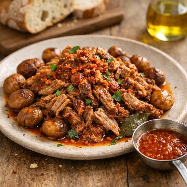 Épaule d'agneau au paprika