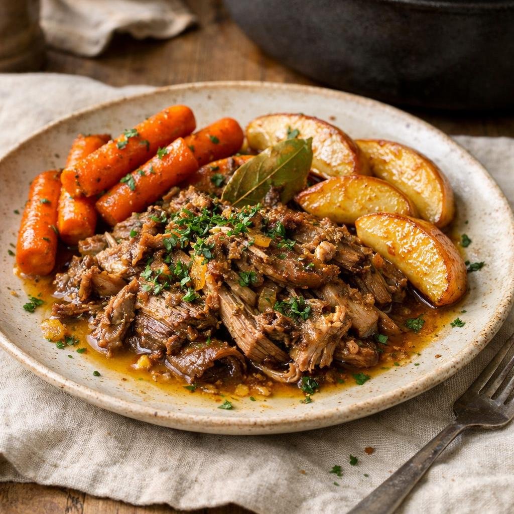 Épaule d'agneau au Vandouvan
