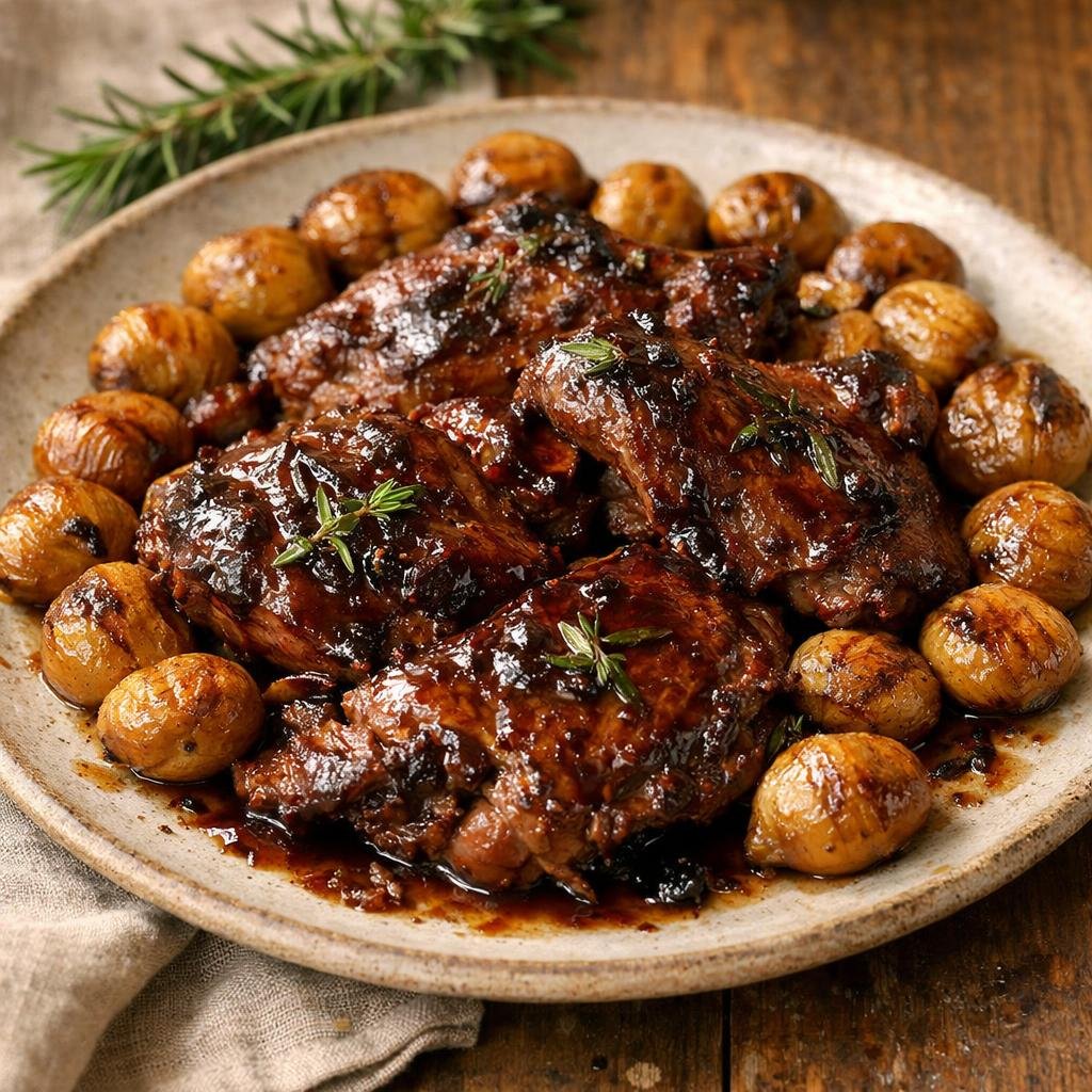épaule d'agneau confite