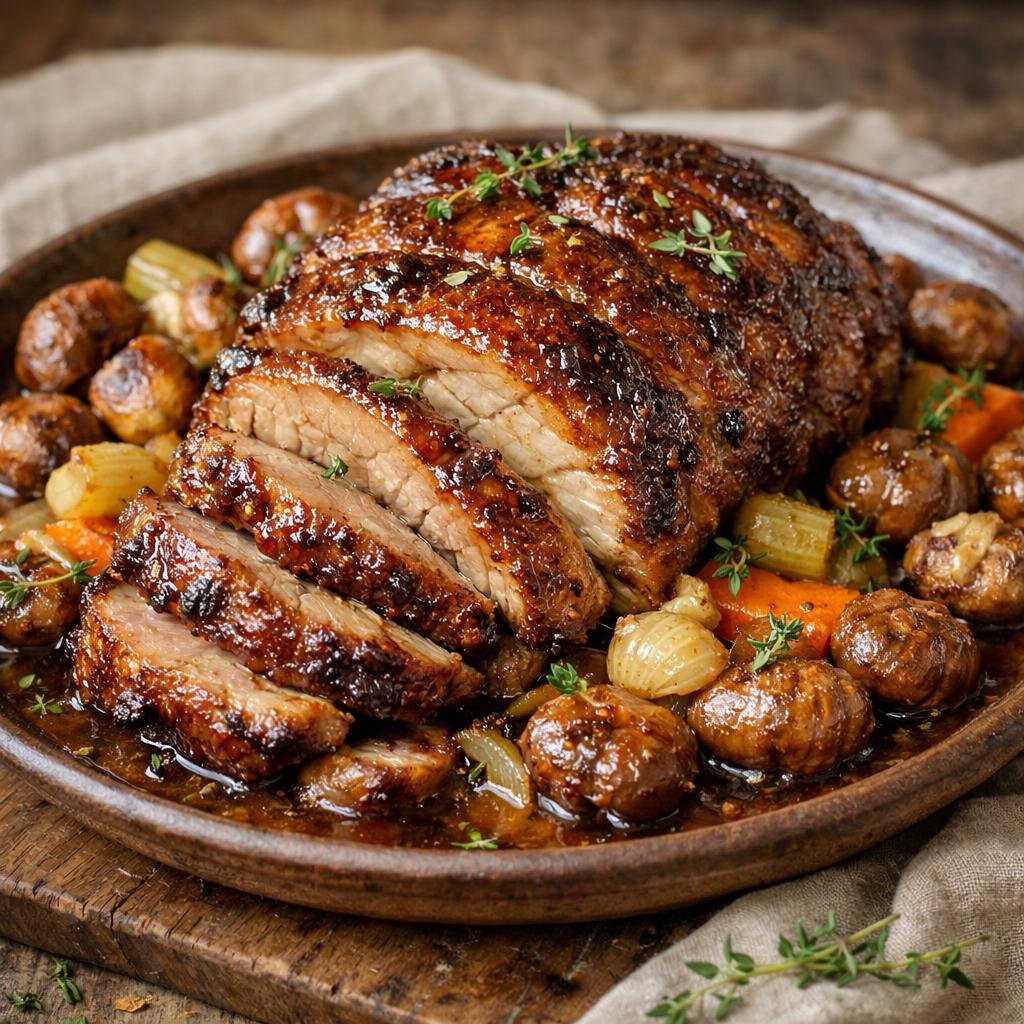 Épaule de porc confite