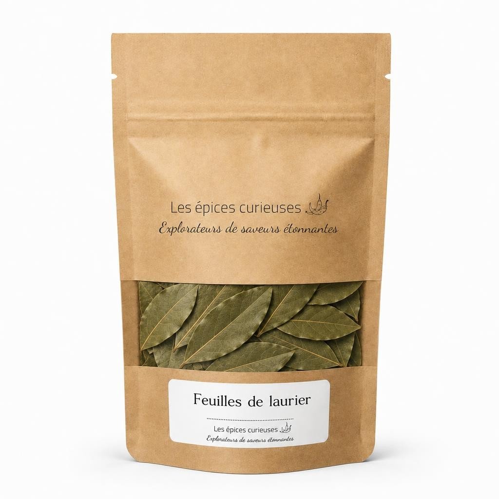 Feuilles de laurier - Packaging - Les Épices Curieuses