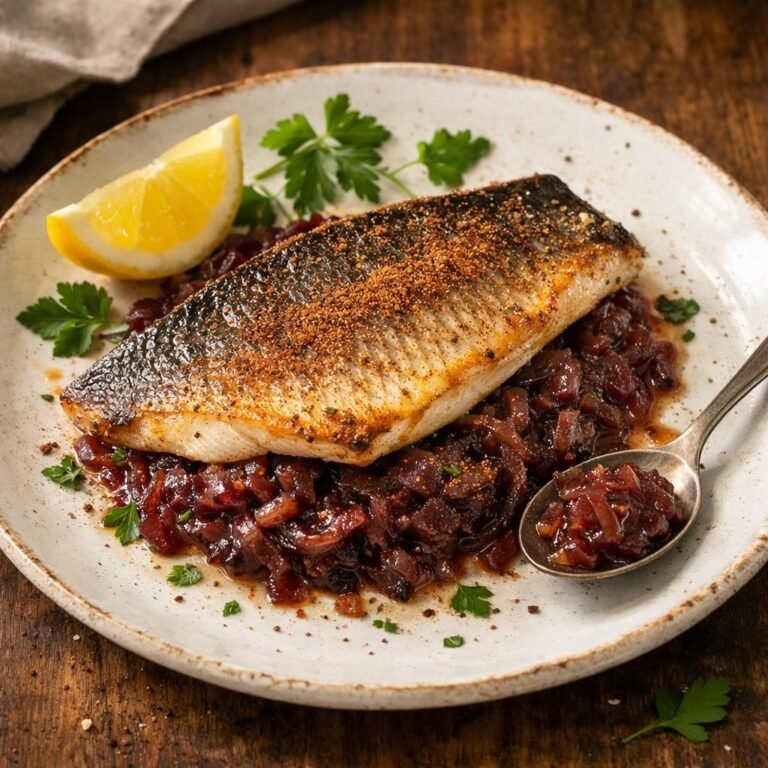 filet de bar rôti