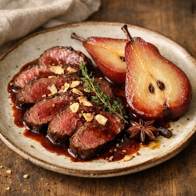 Filet de cerf rosé
