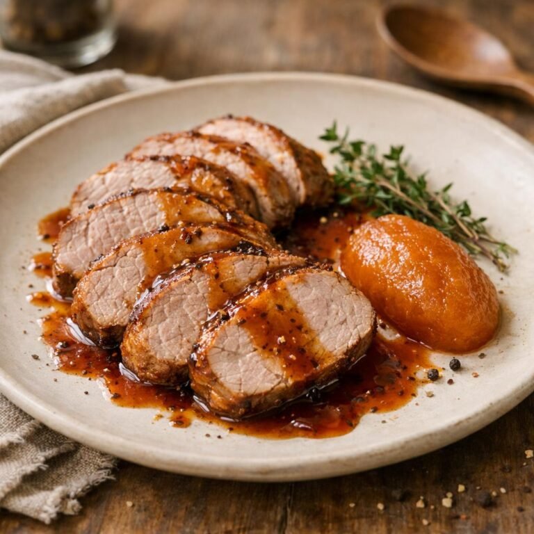 Filet de porc rôti