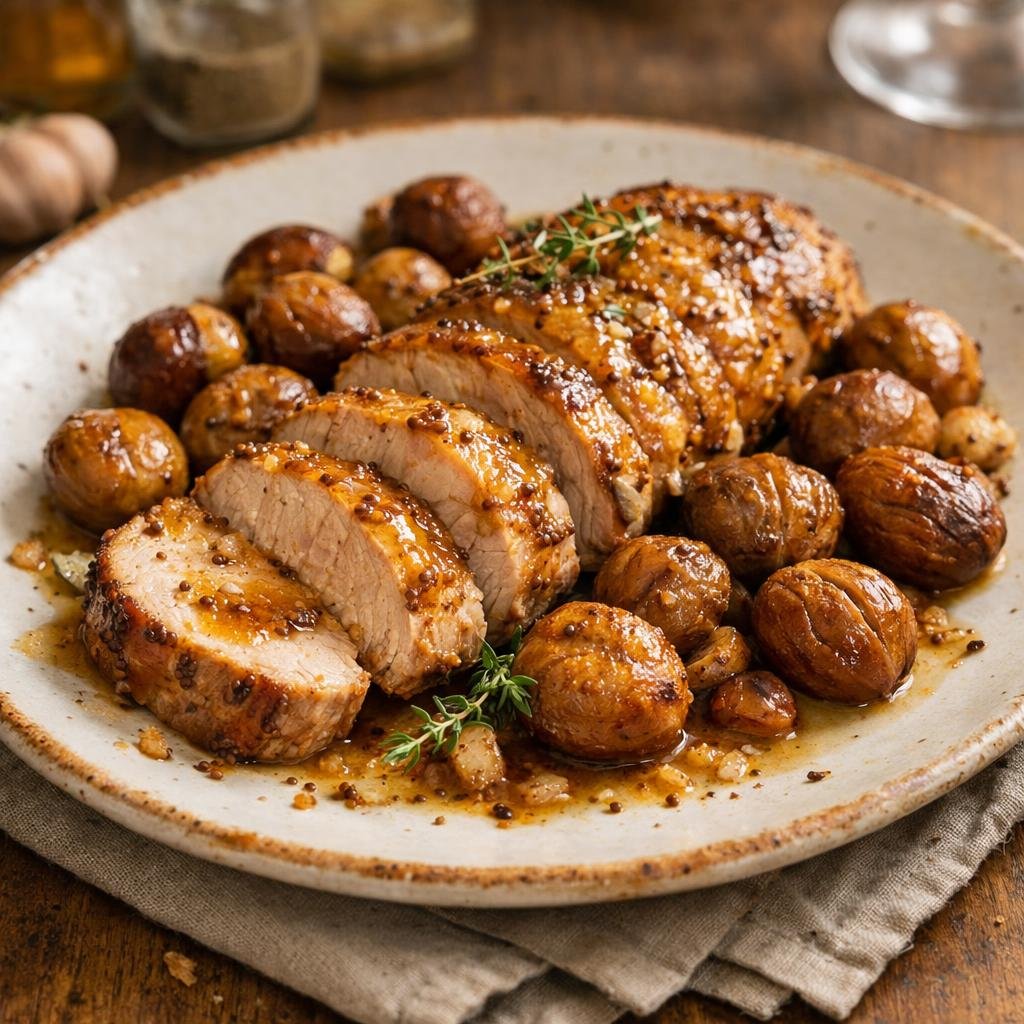 filet de porc rôti