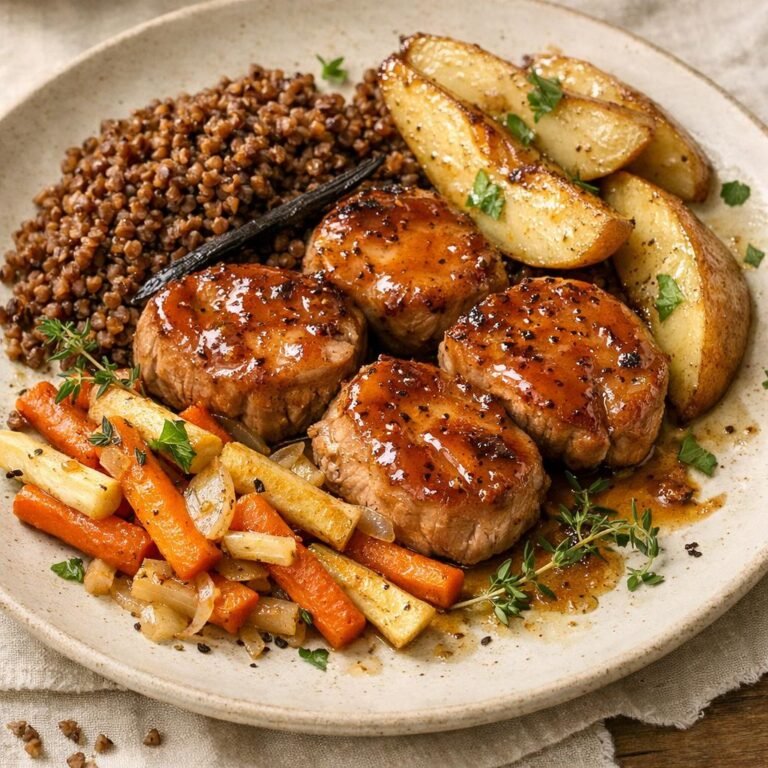 Filet de porc vanillé