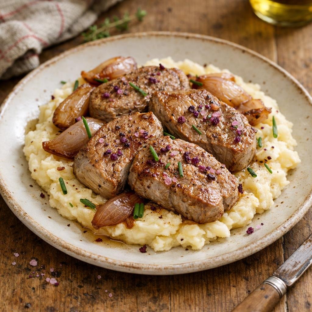 Filet de veau poêlé
