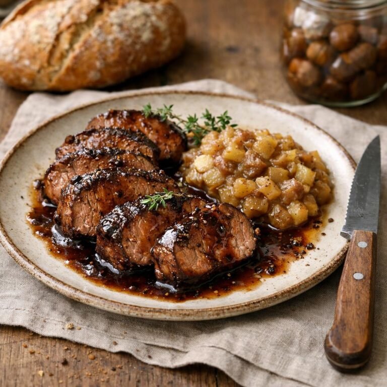 Filet mignon caramélisé
