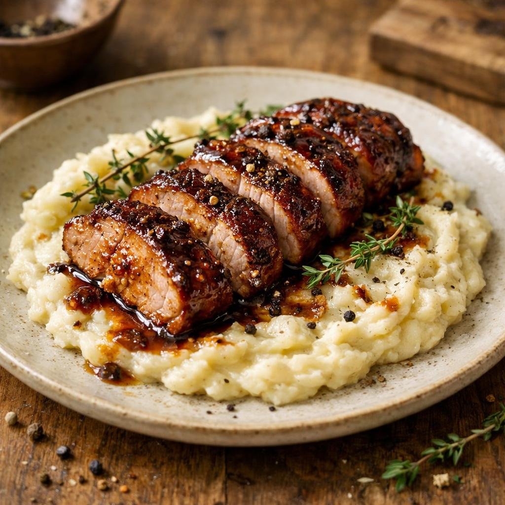 Filet mignon laqué