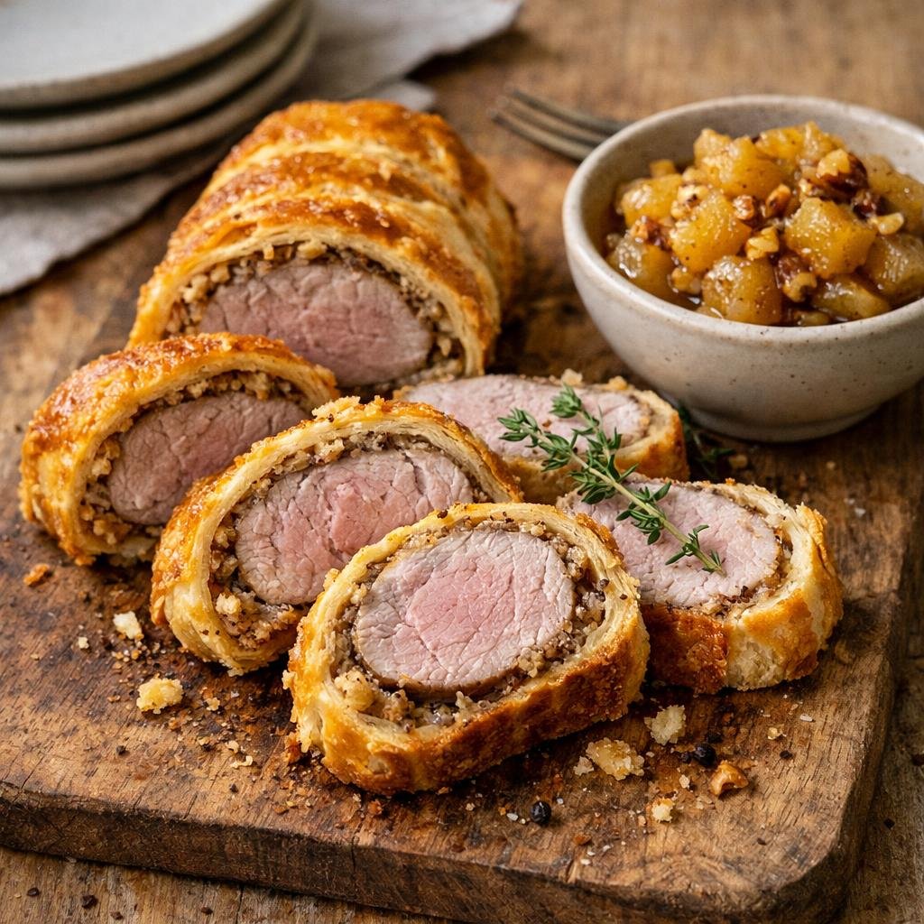 Filet mignon en croûte de noix