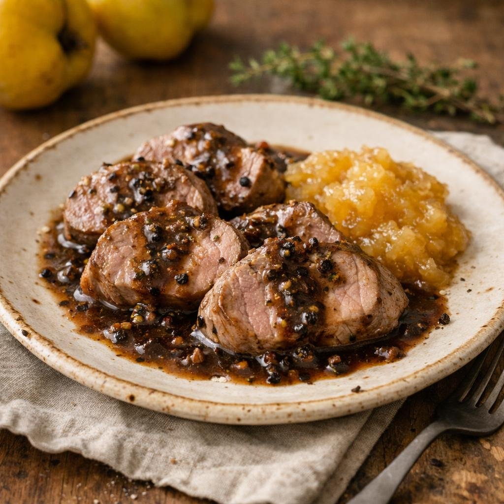 Filet mignon poivré