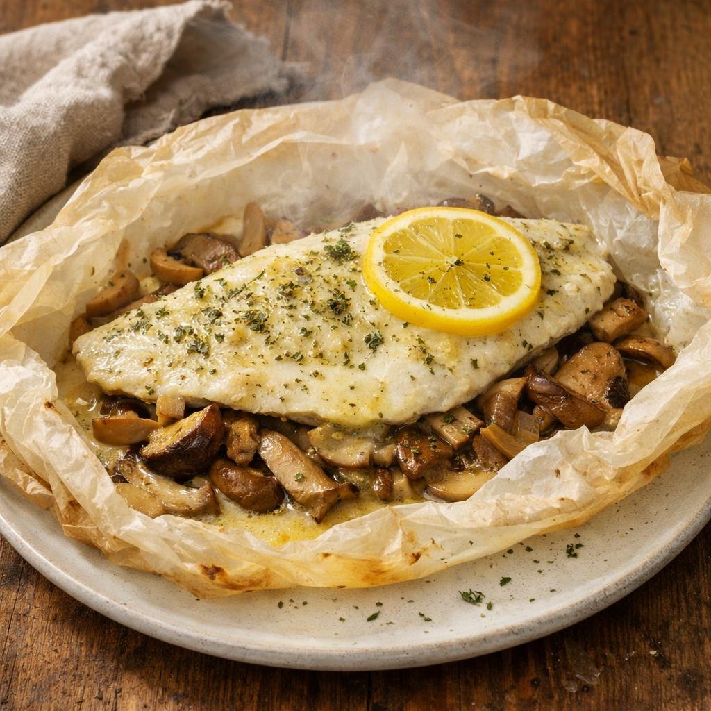filets de bar en papillote