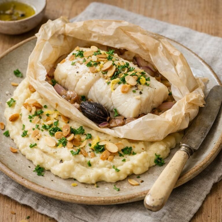 cabillaud papillote cardamome
