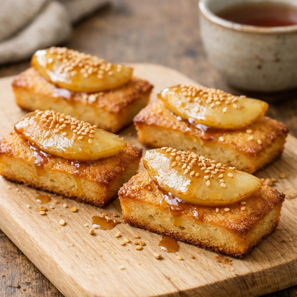 Financiers au sésame doré