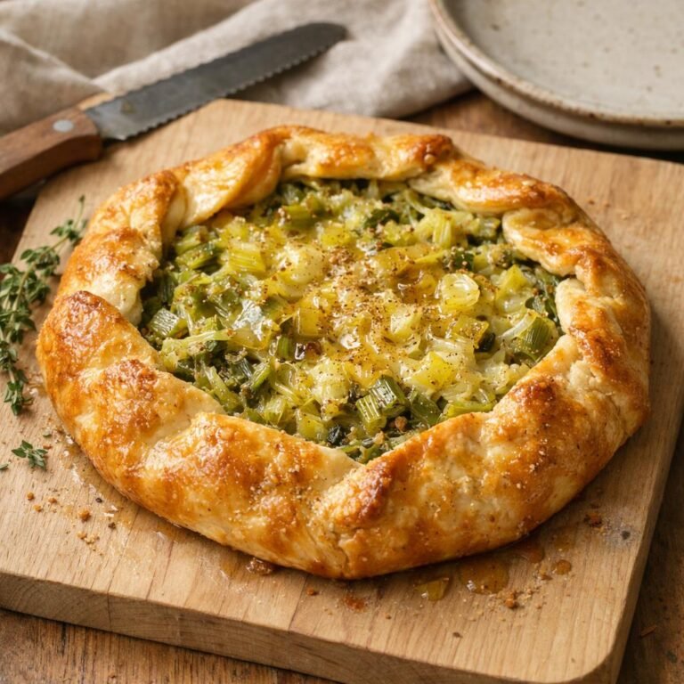galette poireaux comté