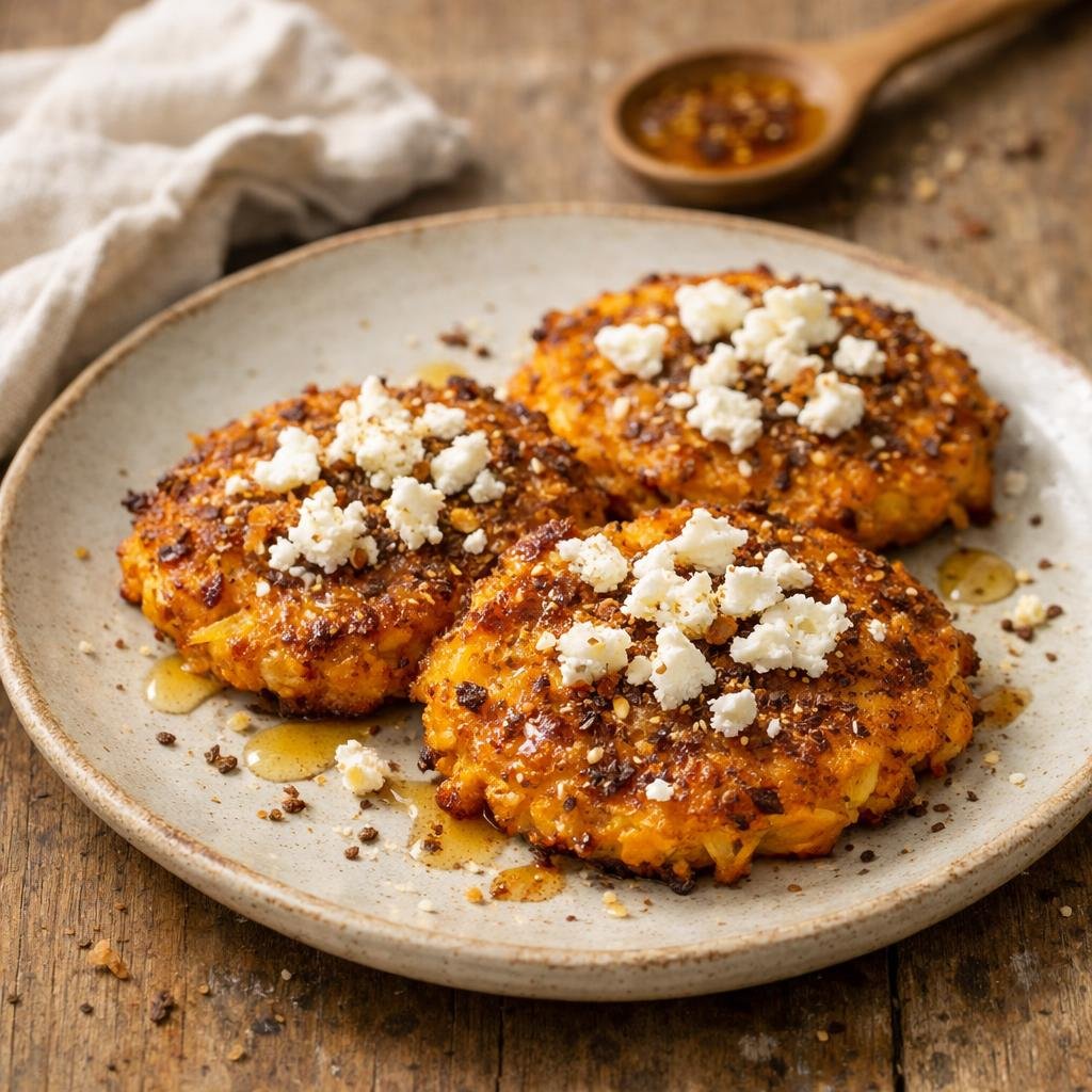 Galettes butternut chèvre