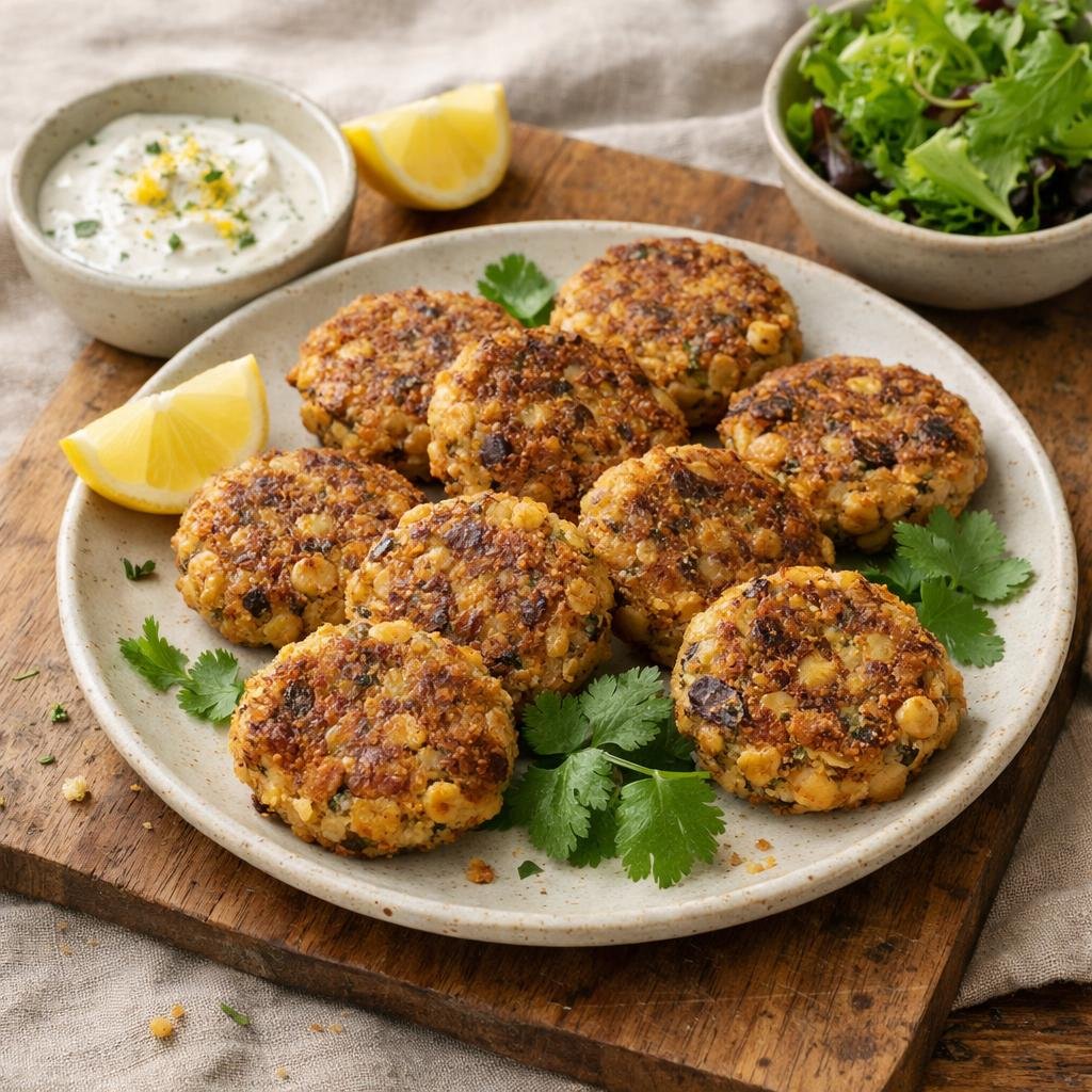 Galettes pois chiches tajine