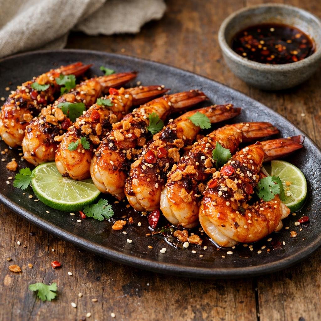gambas rôties
