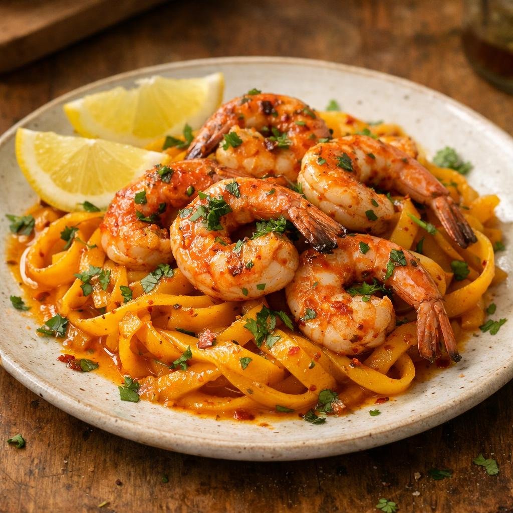 Gambas sautées Inferno