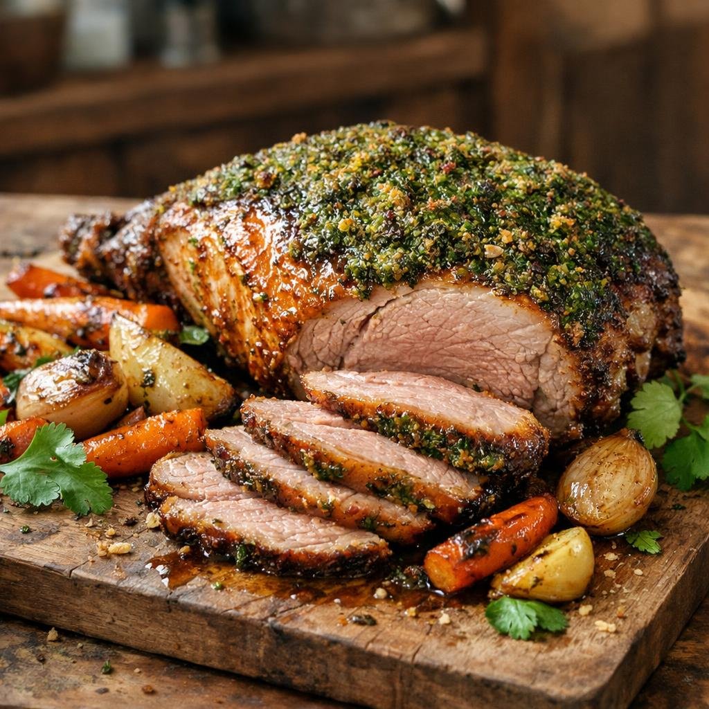 gigot d'agneau rôti