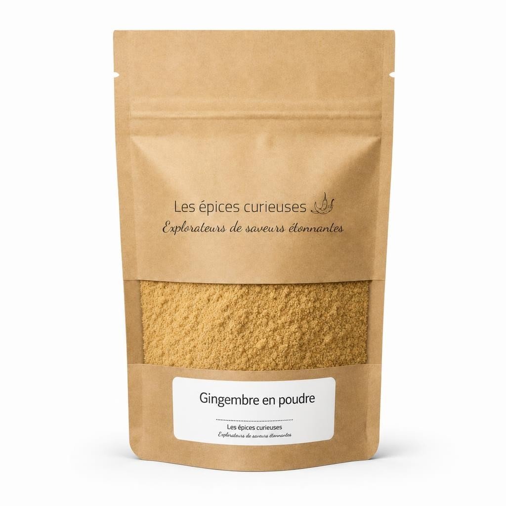 Gingembre en poudre - Packaging - Les Épices Curieuses