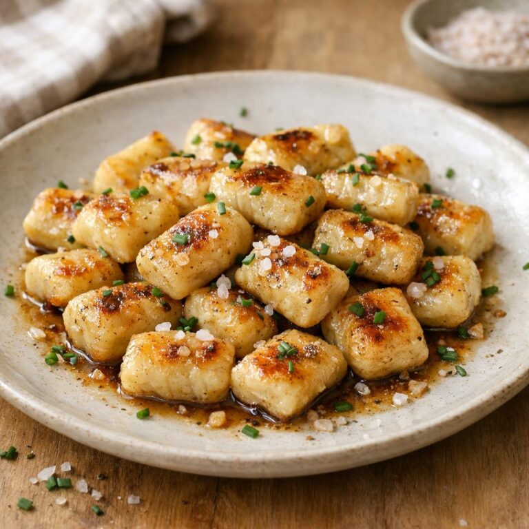 Gnocchis panais rôtis