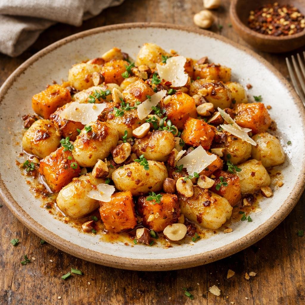 gnocchis rôtis courge