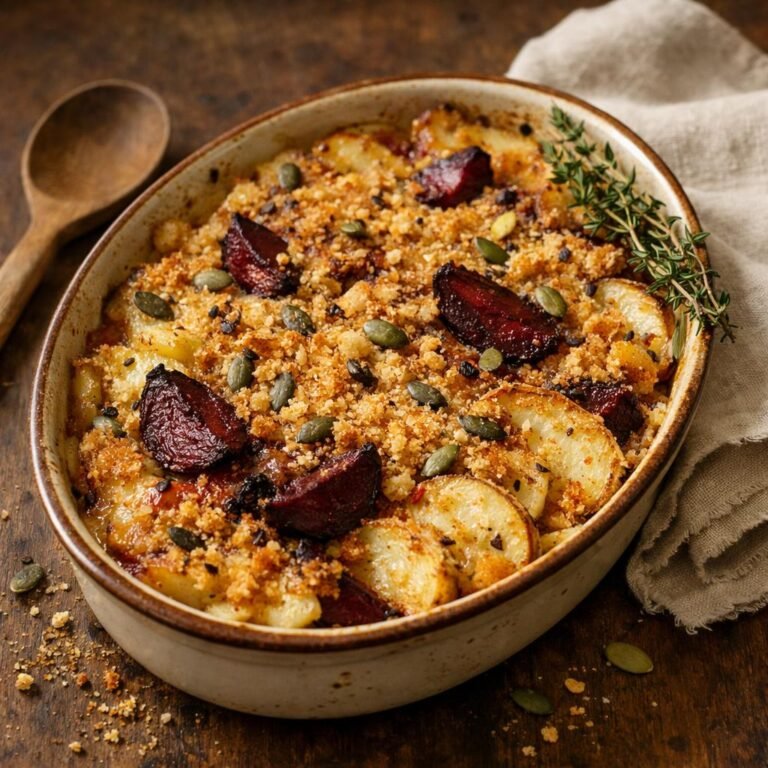 Gratin céleri-rave betterave