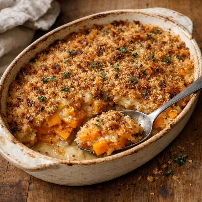 gratin de butternut