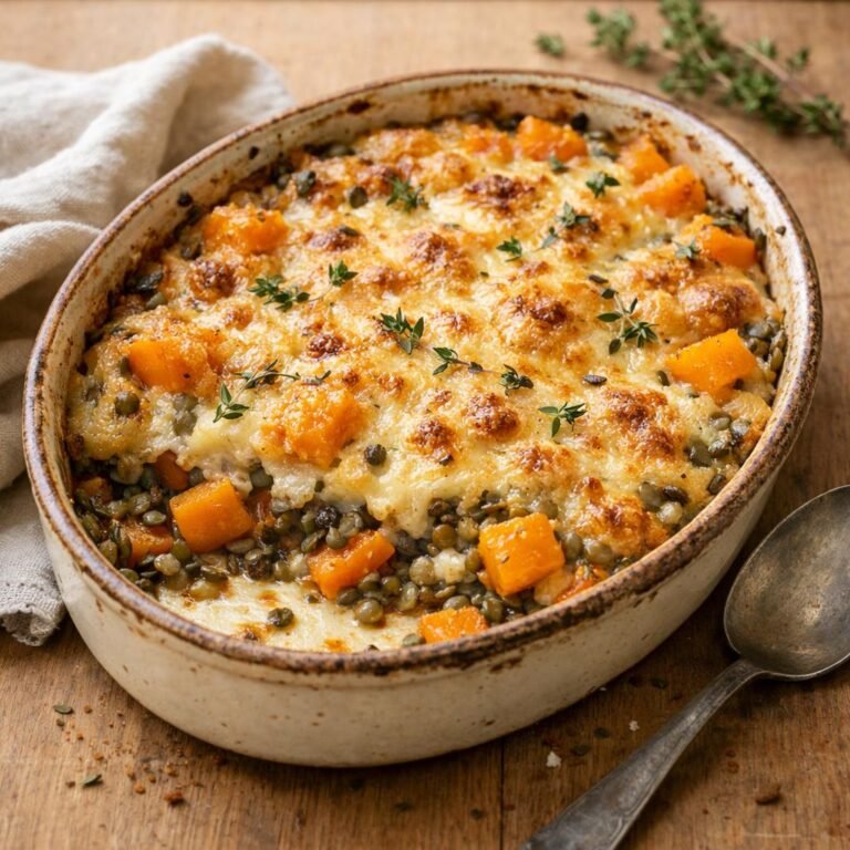 gratin butternut thym