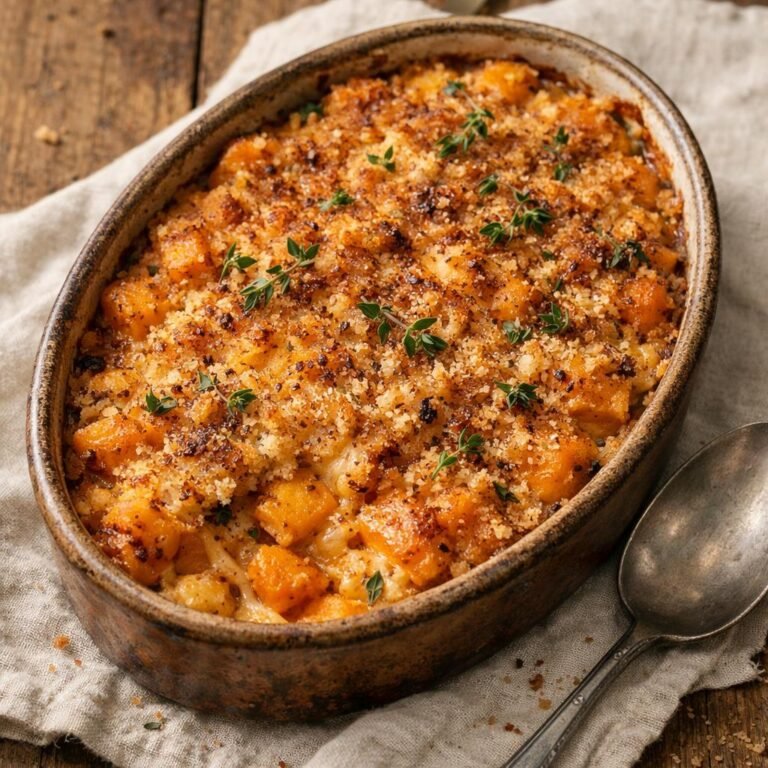 gratin de butternut