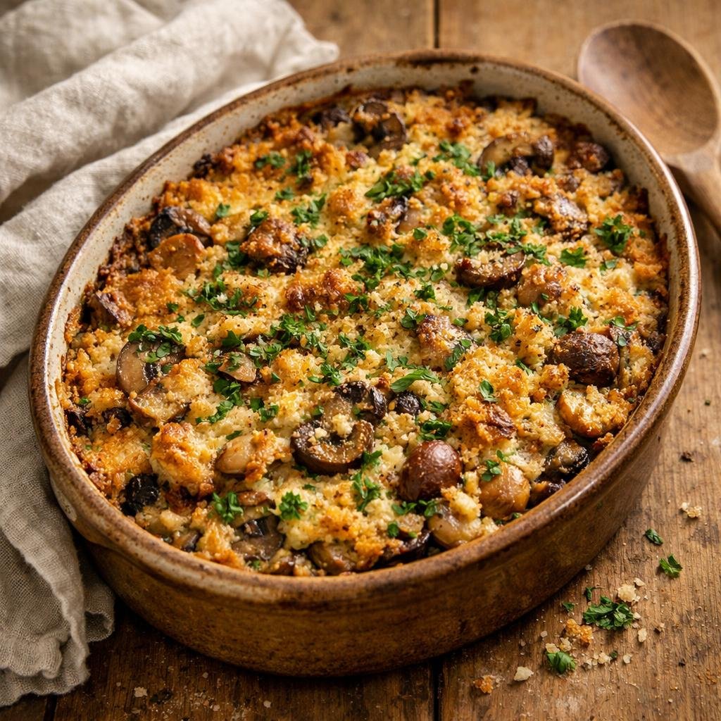 Gratin de champignons