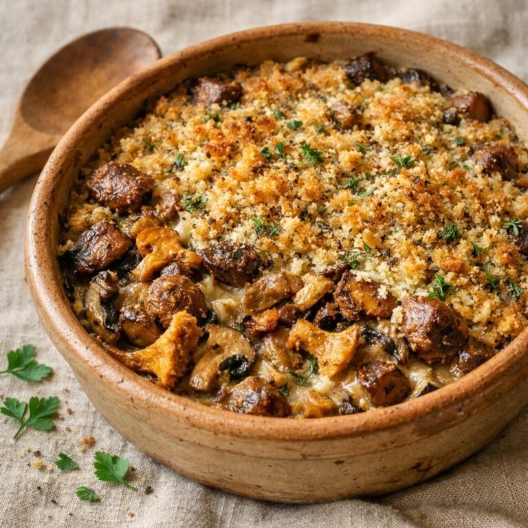châtaignes et champignons