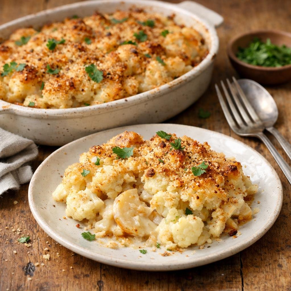 gratin chou-fleur panais