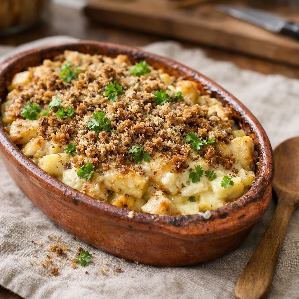 gratin de panais cerfeuil